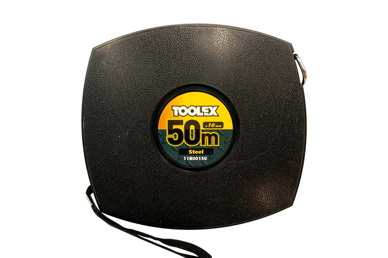 Купить Рулетка Toolex - 50м x 10мм бобина металлическая, цена 248.90 ...