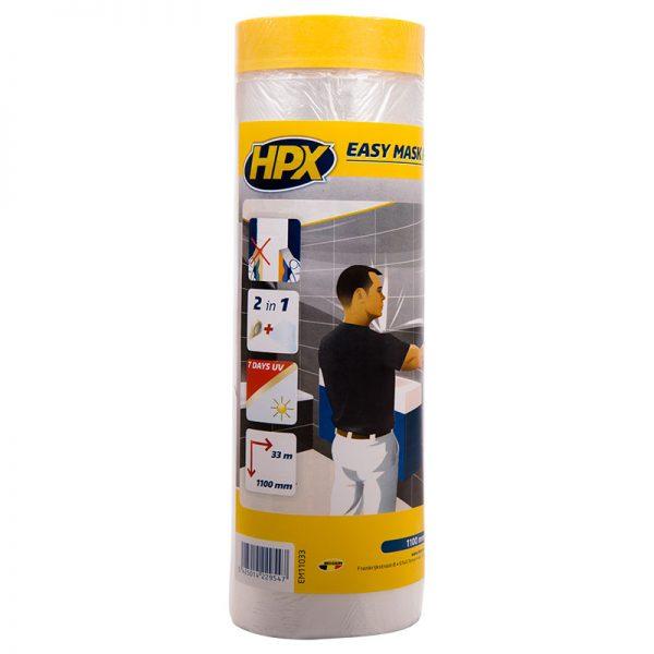 Захисна плівка EASY MASK FINE LINE з малярною стрічкою HPX 4400, стійка до УФ, фото 1