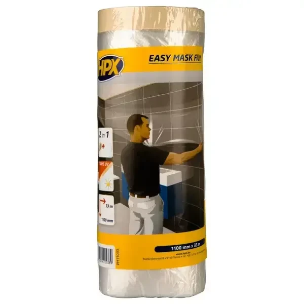 Захисна плівка EASY MASK з малярною стрічкою НРХ, фото 1