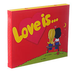 Набір молочного шоколаду 12 плиток "Love is" OK-1175 60 г