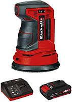 EHA Потужна ексцентрикова шліфмашина Einhell TE-RS 18 Li - Solo : 18V (акум 2.5 ампера + зарядка) 4462010, 4512097