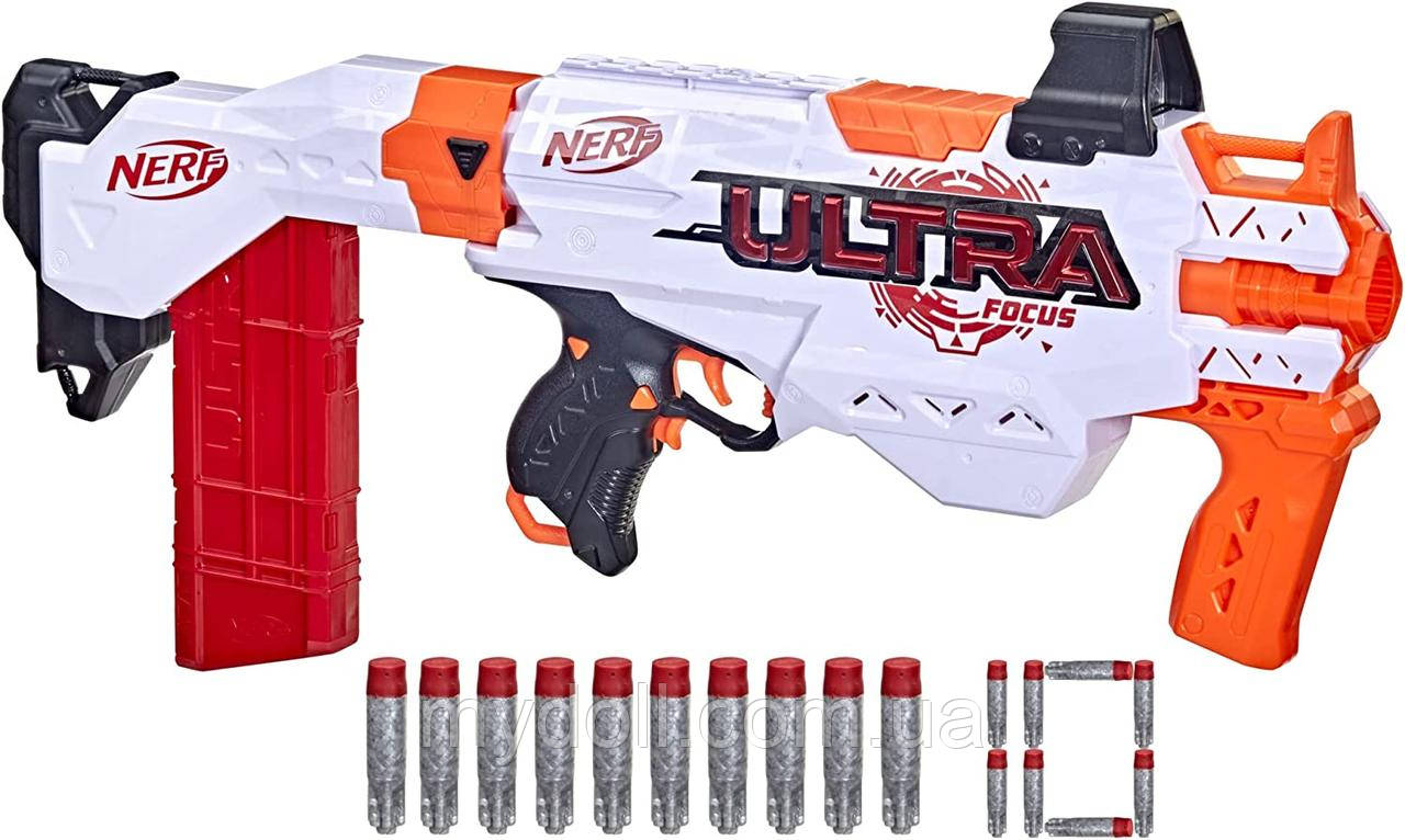 Скорострільний Бластер Нерф Ультра Фокус Nerf Ultra Focus Motorized Blaster F0500 Hasbro Оригінал