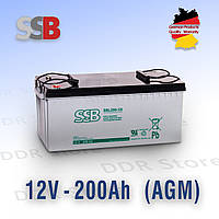 Аккумуляторная батарея SSB Battery SBL200-12i (12V - 200Ah)