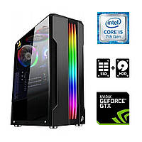 Ігровий ПК/ Core i5-7400/ 8 GB RAM/ 120 GB SSD + 500 GB HDD/ GeForce GTX 660 Ti 2GB