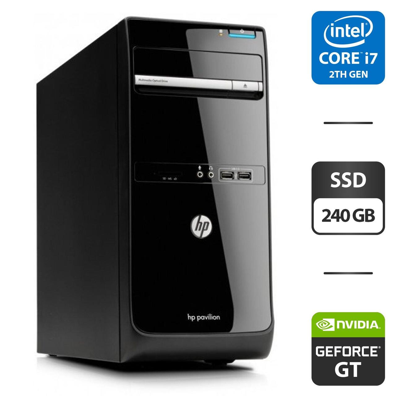 Компьютер HP Pavilion P6 Tower / Intel Core i7-2600 (4 (8) ядра по 3.4 ...
