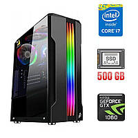 Игровой ПК / Intel Core i7-4770 (4 (8) ядра по 3.4 - 3.9 GHz) / 8 GB DDR3 / 500 GB SSD / GeForce GTX 6GB