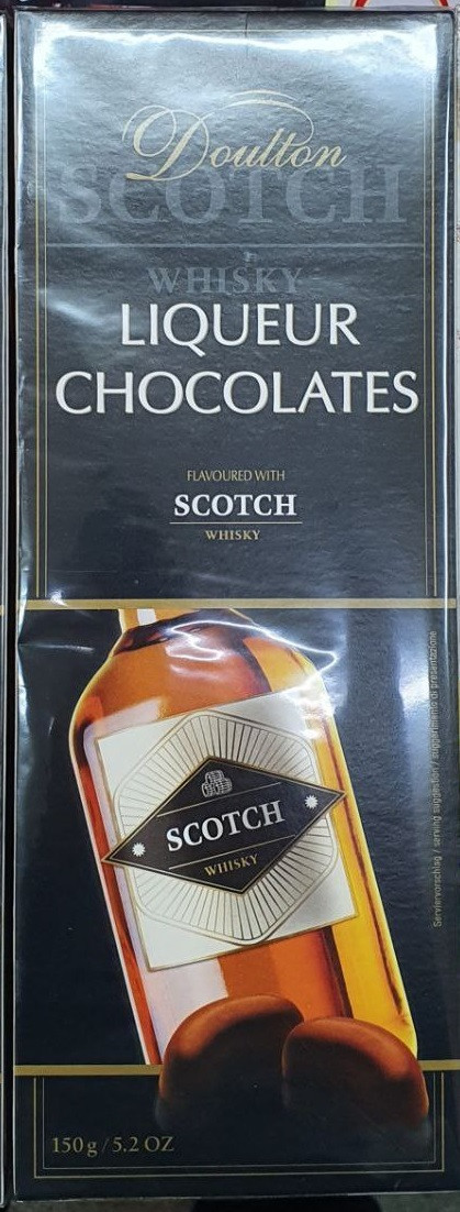 Цукерки з алкоголем Doulton Liqueur Chocolates Scotch Whisky 150 г., фото 1