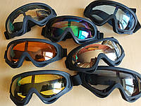 Горнолыжные маски очки лыжные солнцезащитные вело/мото/спортивная (5 видов)