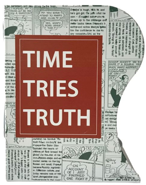 Обмежувач для книг метал №6705 Газета, фото 1