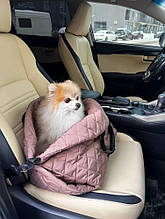 Сумка-переноска Автогамак 37x32x37 см мокко для котів та собак