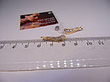 Золоті жіночі сережки-кафи 1,76 г Нові, фото 2