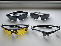 Очки солнцезащитные тактические спортивные велосипедные велоочки защита UV-400