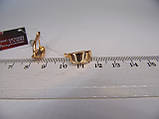 Золоті жіночі сережки 1,82 г Нові Без каменів, фото 6