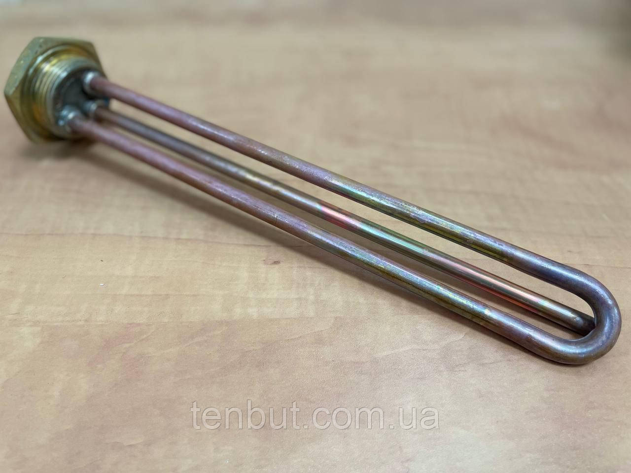Тен мідний нарізний 1.5 кВт. / 230 В. / 1.1/4 дюйма різь. Италия THERMOWATT