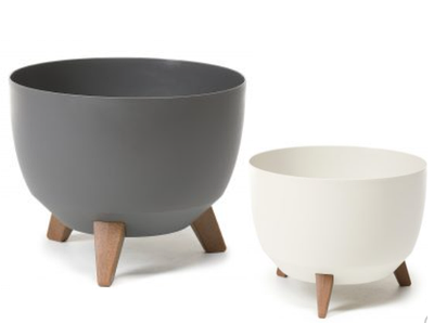 Кашпо пластикові підлогові Миса РОМА