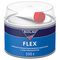 Шпатлевка по пластику наполнительная полиэфирная Solid Flex, 500 г