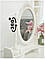 Туалетний столик із дзеркалом і табуретом   Stazer Care Life 40 x 75 x 147 см білий, фото 9