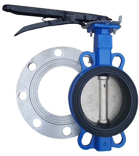 Кран батерфляй ДУ150 засувка 6", фото 1