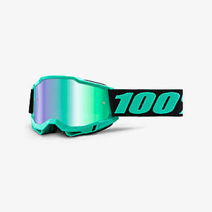 МОТООКУЛЯРИ 100% ACCURI 2 GOGGLE TOKYO - MIRROR GREEN LENS