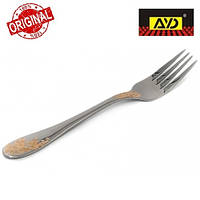 Виделка столова "Золота гілка" AYD (нержавіюча сталь, 6 шт. в упаковці), арт. 162502