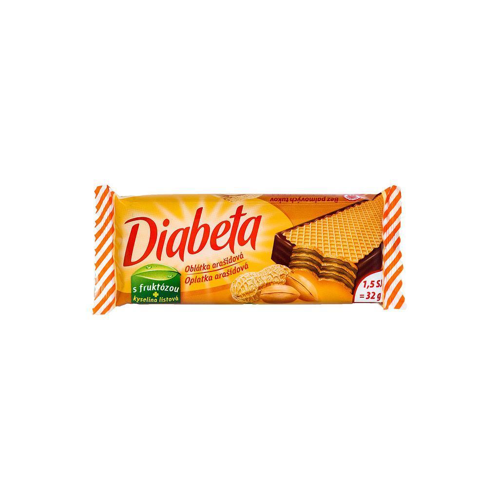 Вафлі діабетичні з арахісом 32г Diabeta