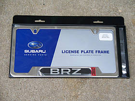 Subaru BRZ 2013-2020 Хромова рамка рамочка під номер США Нова Оригінал