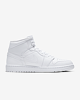 Кросівки чоловічі Jordan 1 Mid White (554724-130)