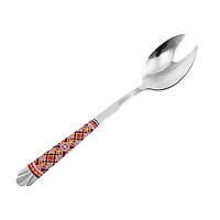 Ложка кавова довга з емаллю арт. T-001