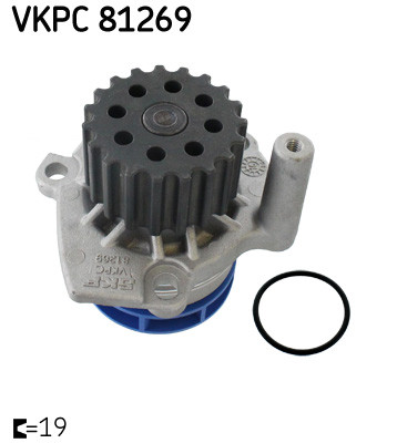 Насос охолодження SKF VKPC 81269 AUDI, SEAT, SKODA, VW 05.2003-