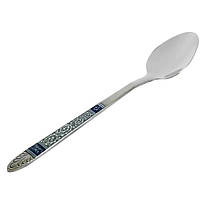 Ложка кавова довга з емаллю арт. T-002