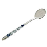 Ложка кавова довга з емаллю арт. T-004