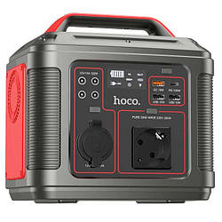 Портативна зарядна станція HOCO DB28 300W Iron Сірий+Червоний