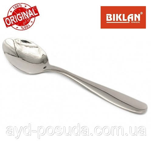 Ложка чайна "Гладь" BIKLAN (полірована нержавіюча сталь, 6 шт. в упаковці), арт. 304103