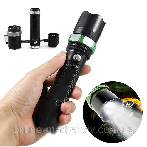 Купить Фонарик аккумуляторный с зарядкой от сети 1181 / Ручной фонарь с ...