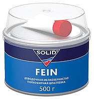 Шпатлевка доводочная мелкозернистая полиэфирная Solid Fein, 500 г