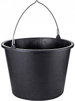 Відро пластмас.будує.16л чорне
