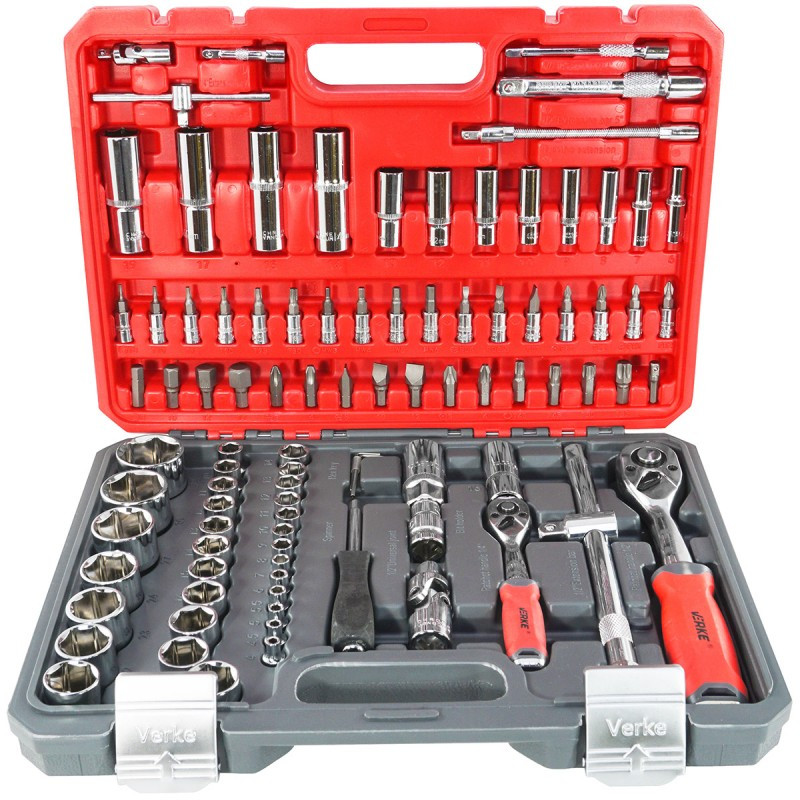 Набір торцевих ключів VERKE 94 елементів, фото 1