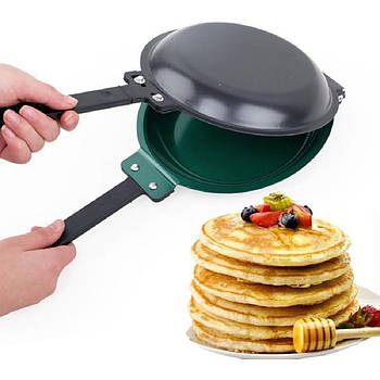 Двостороння сковорода для млинців та панкейків Ceramic Pancake Maker, 19,2 см / Антипригарна млинниця