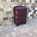 Валіза дорожня середня Wings 147 M Бордовий, фото 3