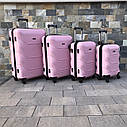 Валіза дорожня велика Wings 147 L Рожева, фото 4