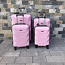 Валіза дорожня середня Bloom 147 M Рожевий, фото 5