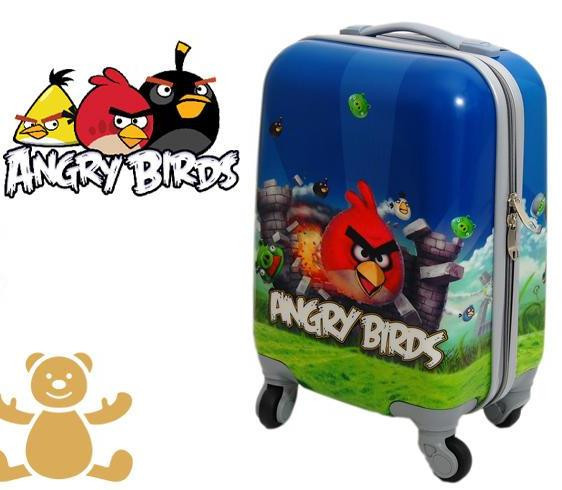 Дитяча валіза на колесах Angry Birds
