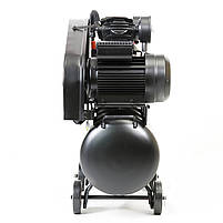 APRO Компресор двоциліндровий пасовий OFBD-50 8 Бар 2.2 кВт 402 л/хв 50 л (2 крана) + Олива 0,5 л, фото 4