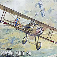 Roden 634 SPAD S.XIII (СПАД) Французский Истребитель Первая Мировая Сборная Пластиковая Модель Самолета 1:32