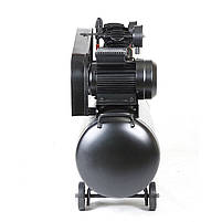 APRO Компресор двоциліндровий пасовий OFBD-100 8 Бар 2.2 кВт 402 л/хв 100 л (2 крана) + Олива 0,5 л, фото 3