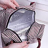Термосумочка для обіду в смужку, фото 4