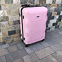 Валіза дорожня велика Wings 147 L Рожева, фото 3