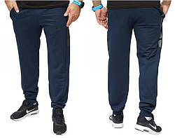 Чоловічі спортивні штани (штани) Nike (7086), осінні весняні сині. Чоловічий одяг