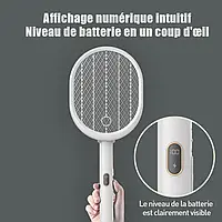 Складаний електричний шокер для комах Mosquito Swatter 2 в 1 WP2132