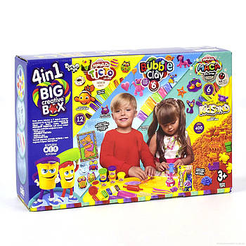 Великий ігровий набір для творчості 4в1 "Big creative box" Danko Toys BCRB-01-01U